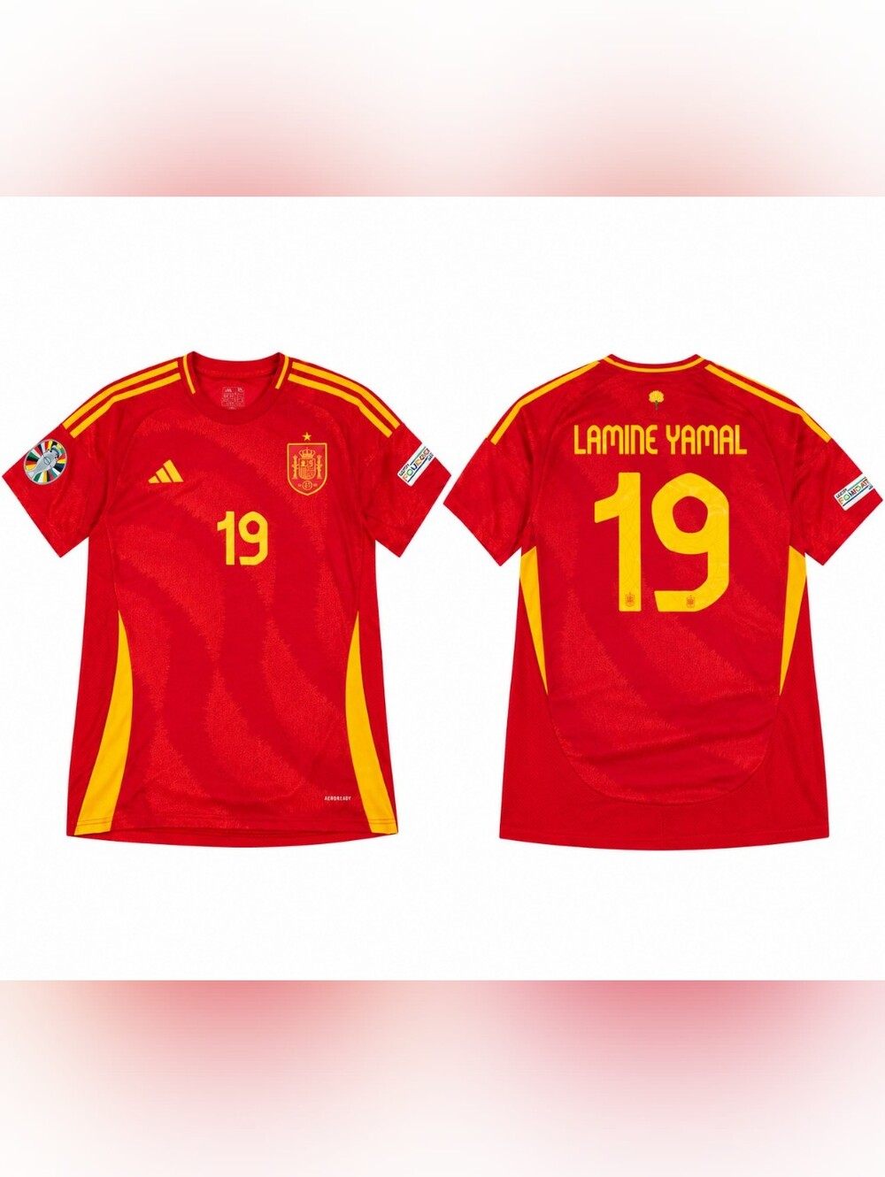 ADIDAS SPAIN Lamine Yamal Home Jersey IP9331 Slim Fit